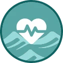 Icon of Heart with heartbeat